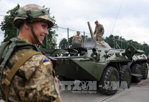 Ukraine cho phép binh sỹ nước ngoài tập trận trên lãnh thổ